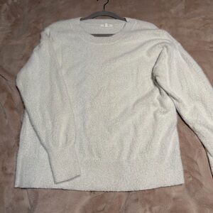 Women’s White Shimmery Sweater